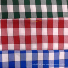 CVC Garn gefärbtes Hemd Stoff für Männer und gewebt